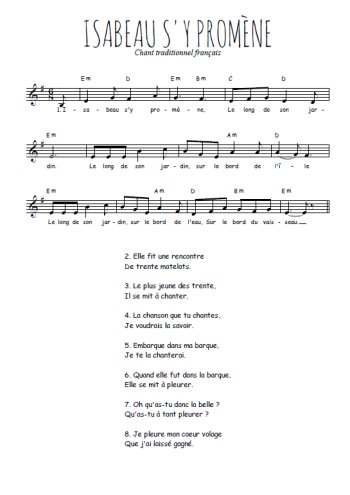 Isabeau s'y promène